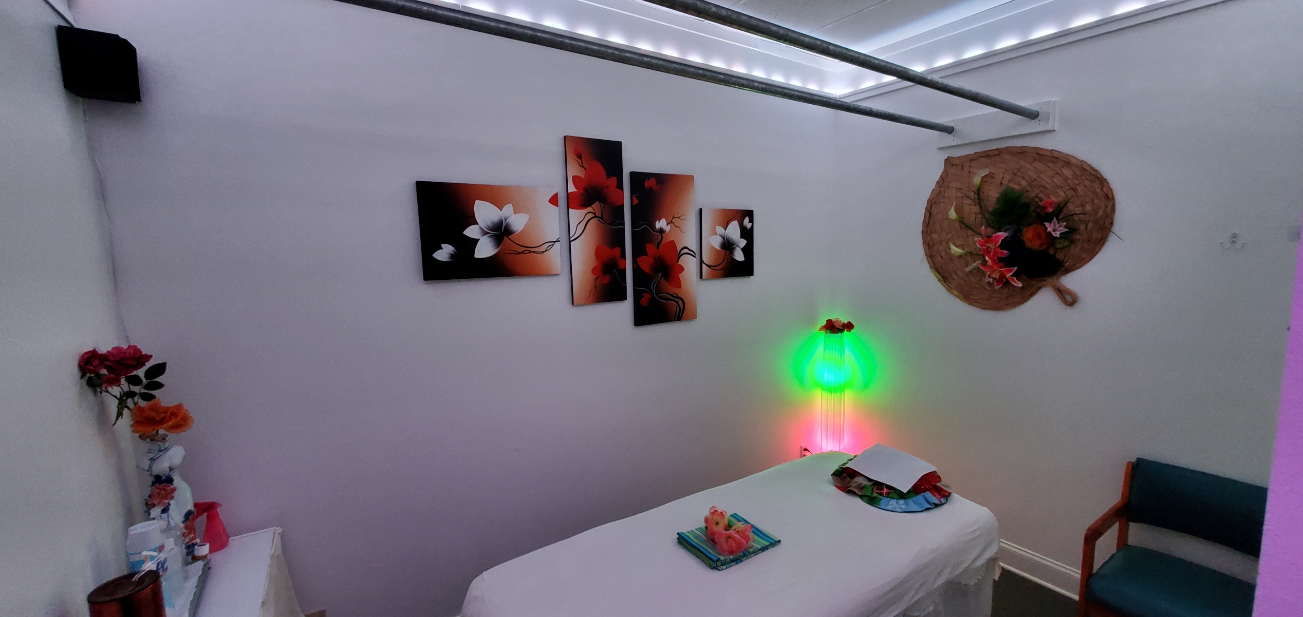 Private massage room at Pace Massage